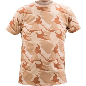 Tričko Crambe camouflage béžová 3XL