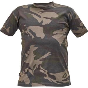 Tričko Crambe camouflage šedá 2XL