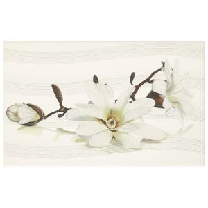 Dekor Lira white inserto flower 25/40