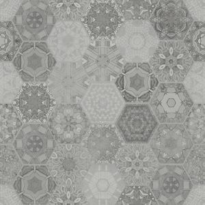 Dlažba Patchwork Hexagon Grey 60/60