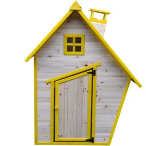 Dřevěný dětský domeček Flinky 185 cm s pískovištěm