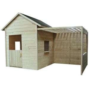Dřevěný dětský domeček Mimosa 250x127x163cm