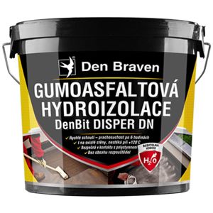 Gumoasfaltová hydroizolace DenBit DISPER DN 10 kg