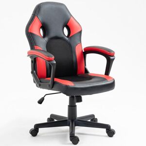 Herní židle Toledo černá/červená