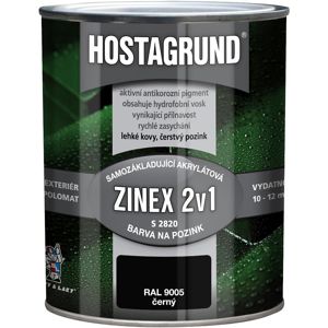 Hostagrund zinex RAL9005 černá 0.6l