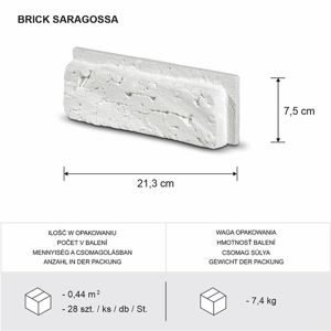Kamen Sadrovy Sargossa Bal=0,44m2