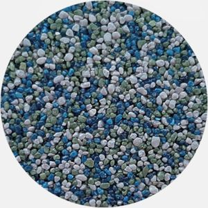 Kamenivo pro Tekutou dlažbu šedá-zelená-modrá 15,91 kg