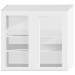 Kuchyňská skříňka Livia WS80 bílý puntík mat
