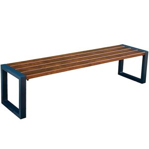 Moderní lavice bez opěradla, olšové dřevo
