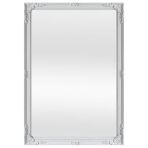 Nástěnné zrcadlo Natalia 70x100 cm, bílé