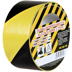 Páska lepící žluto-černá 48mmx25yd