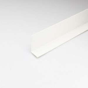 Rohový Profil PVC Bílý Satén 25x25x1000