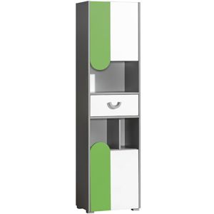Skřín Sys Futuro F3 Zelený/Bílý/Grafit