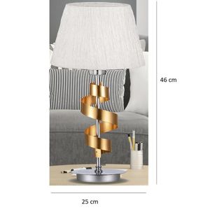Stolní Lampa Denis 1x60w E27 + stínidlo