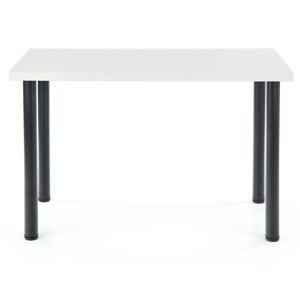 Stůl Modex 2 B) 120x68 deska/Ocel – Bílý Mat