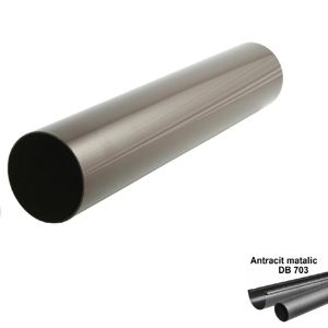 Svodová trubka antracit-metalic 105 mm/3 mb MARLEY