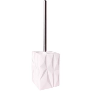 WC štětka origami 10,5x10,5x40,5 cm, b.krémová