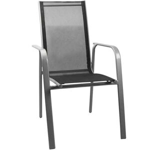 Wysokie szare krzesło